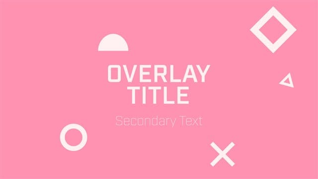 Text Motion Graphics Pack 09